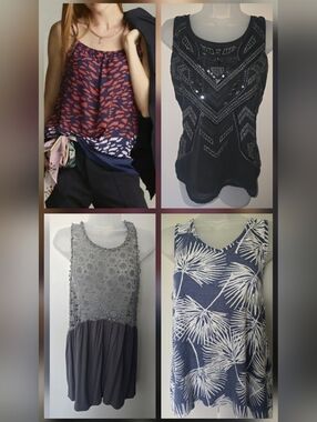 BUNDLE : 4 Tank Tops - $40 Womens Size Small